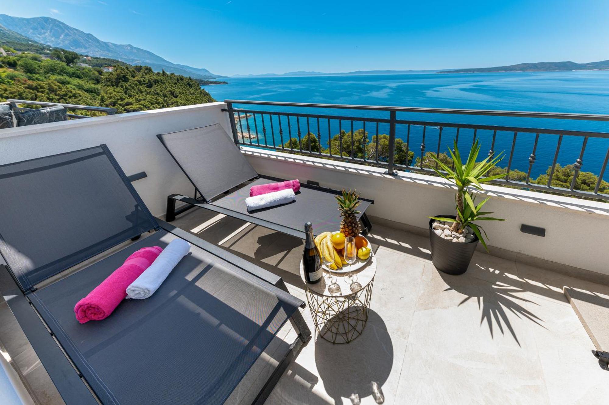 Seaview Apartments Nives Brela Habitación foto