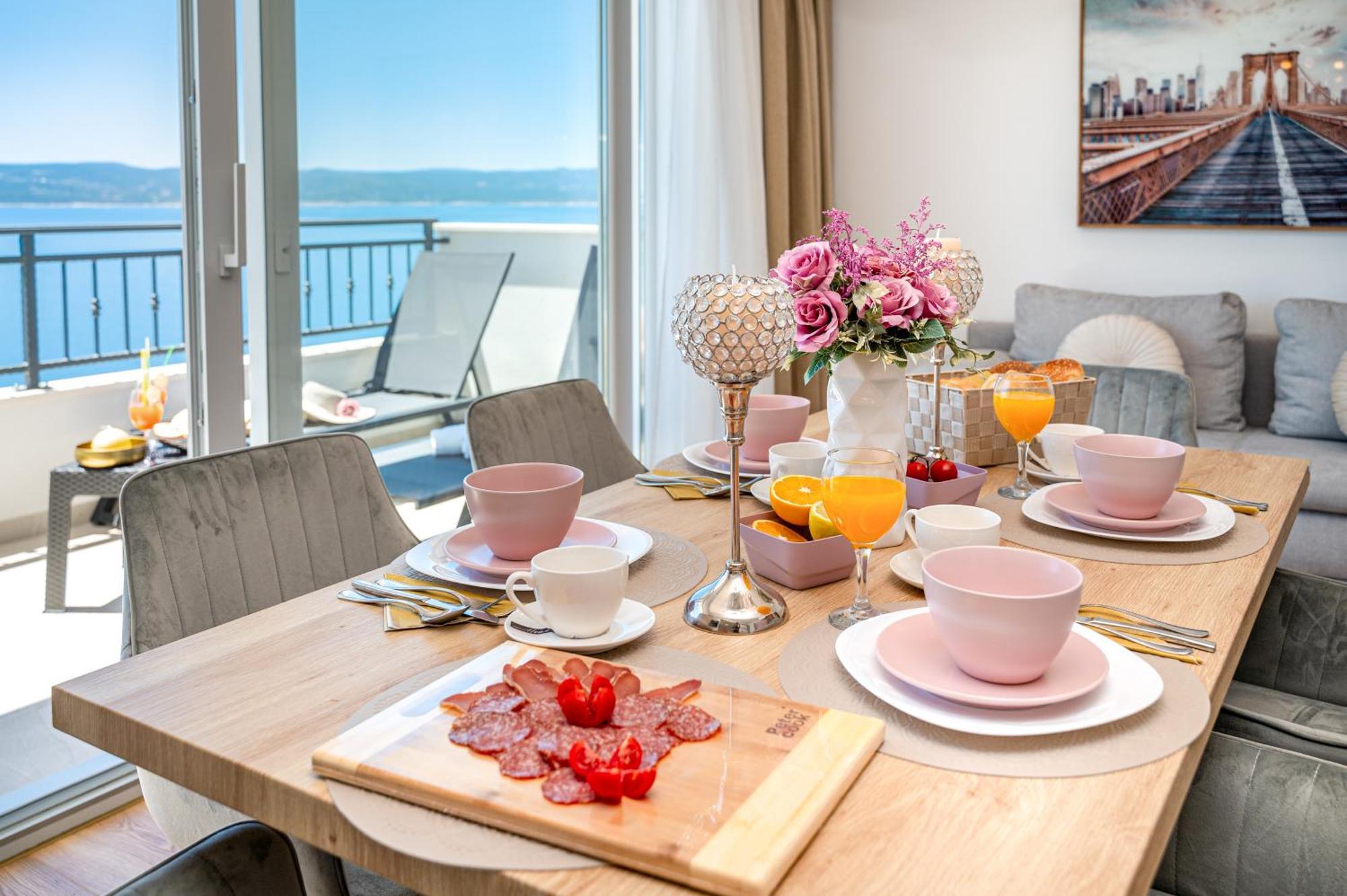 Seaview Apartments Nives Brela Habitación foto